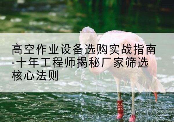 黔江区剪叉式升降机厂家-高空作业设备选购实战指南-十年工程师揭秘厂家筛选核心法则